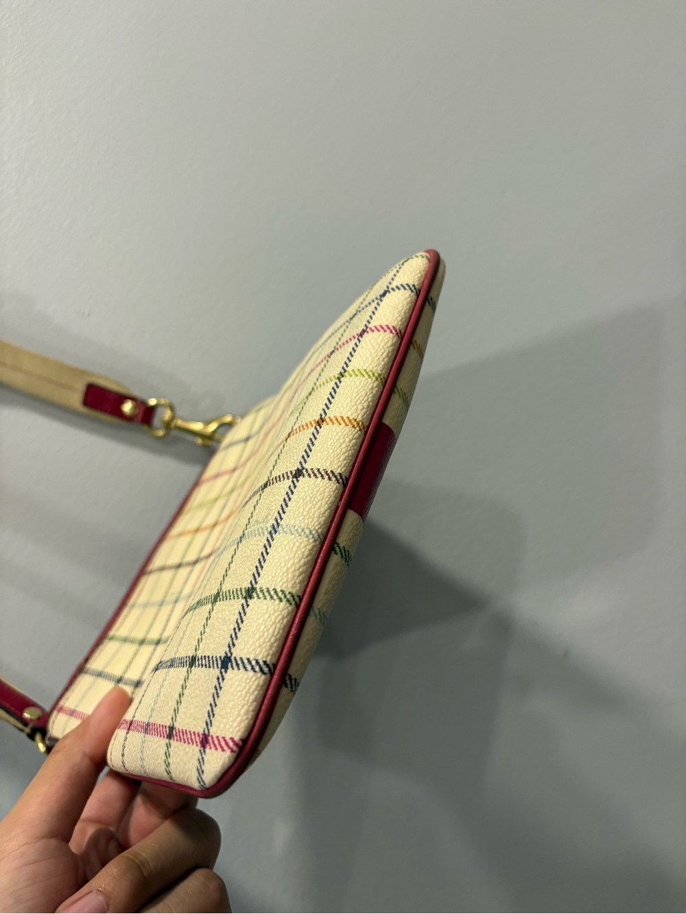 Authentic Coach Poppy Tartan Plaid Crossbody Swingpack Bag - Picture 12 of 15